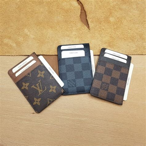 lv mens card holder|luxury card holders for men.